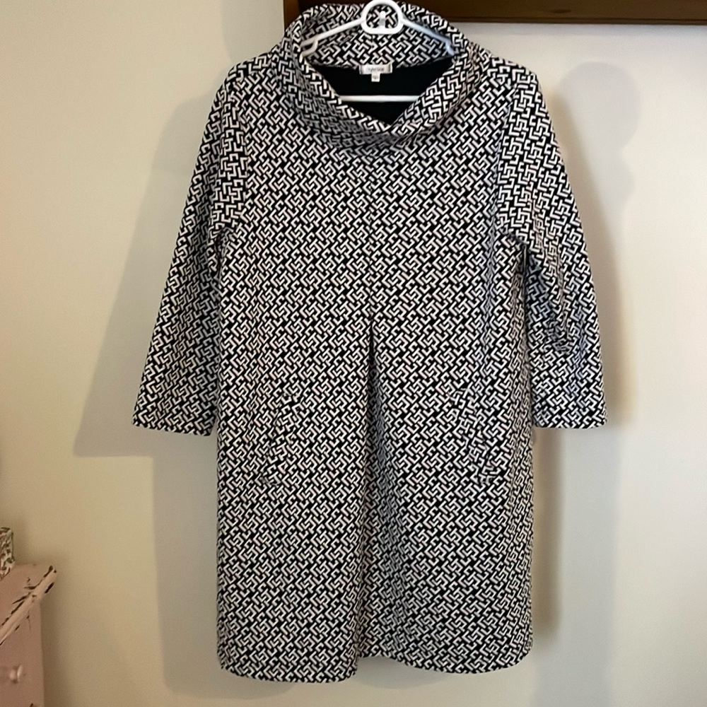 Tyler Boe Size L - Black and White Dress